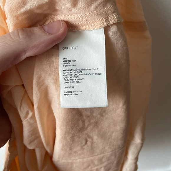 Oak + Fort • Smocked Midi Dress • Size M - Picture 6 of 6